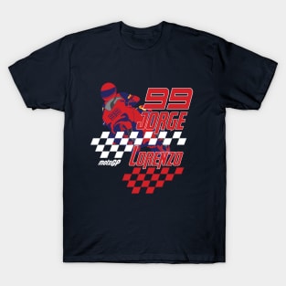 Jorge Lorenzo 99 MotoGP Superbike T-Shirt